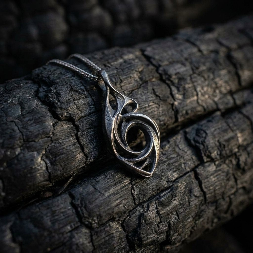 Plica Titanium Pendant