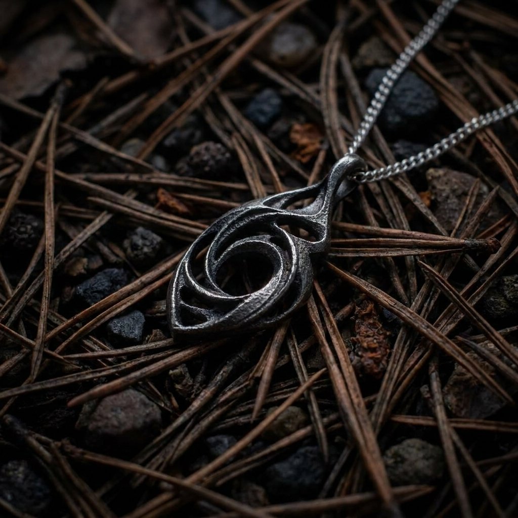 Plica Titanium Pendant