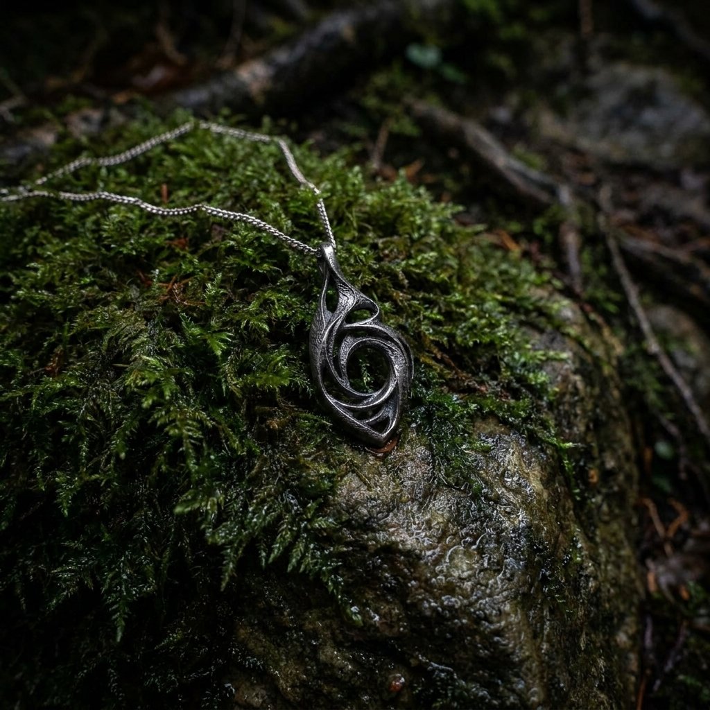 Plica Titanium Pendant