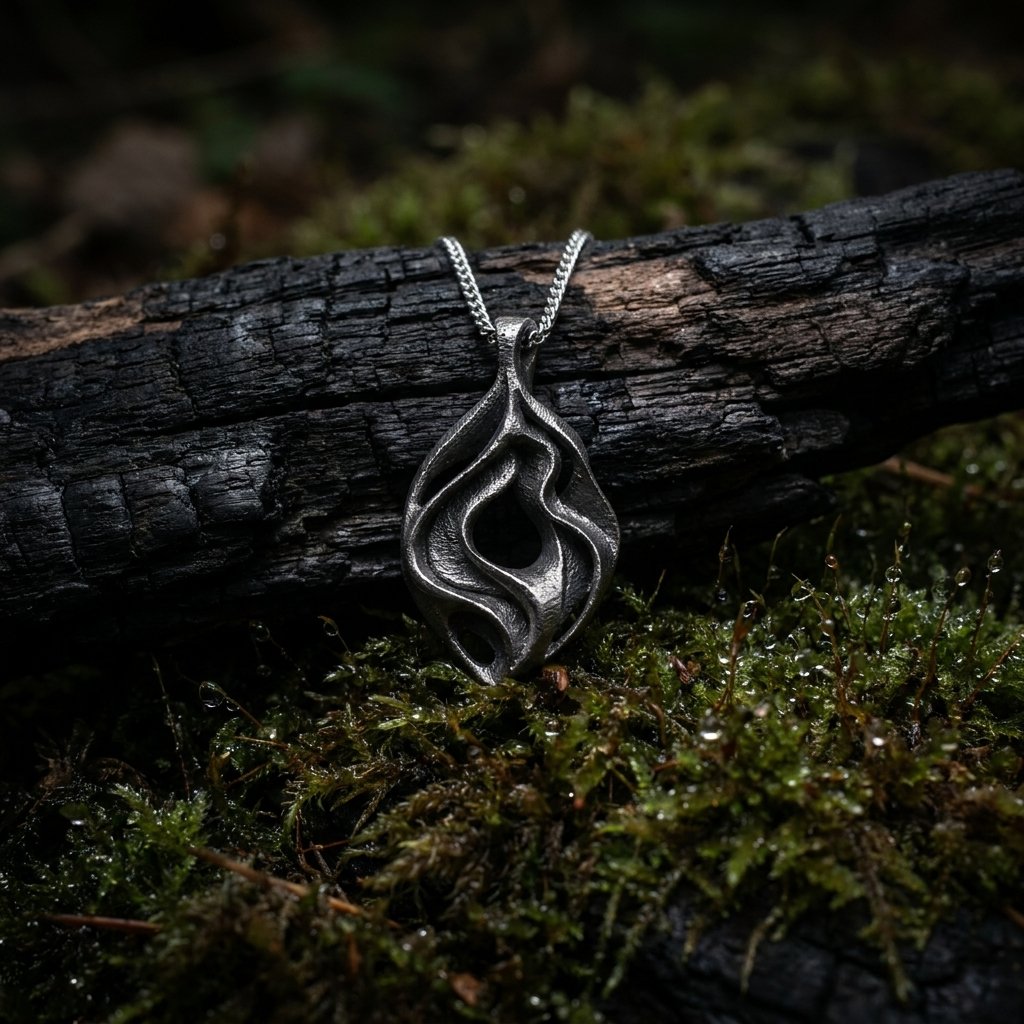 Flamma Titanium Pendant