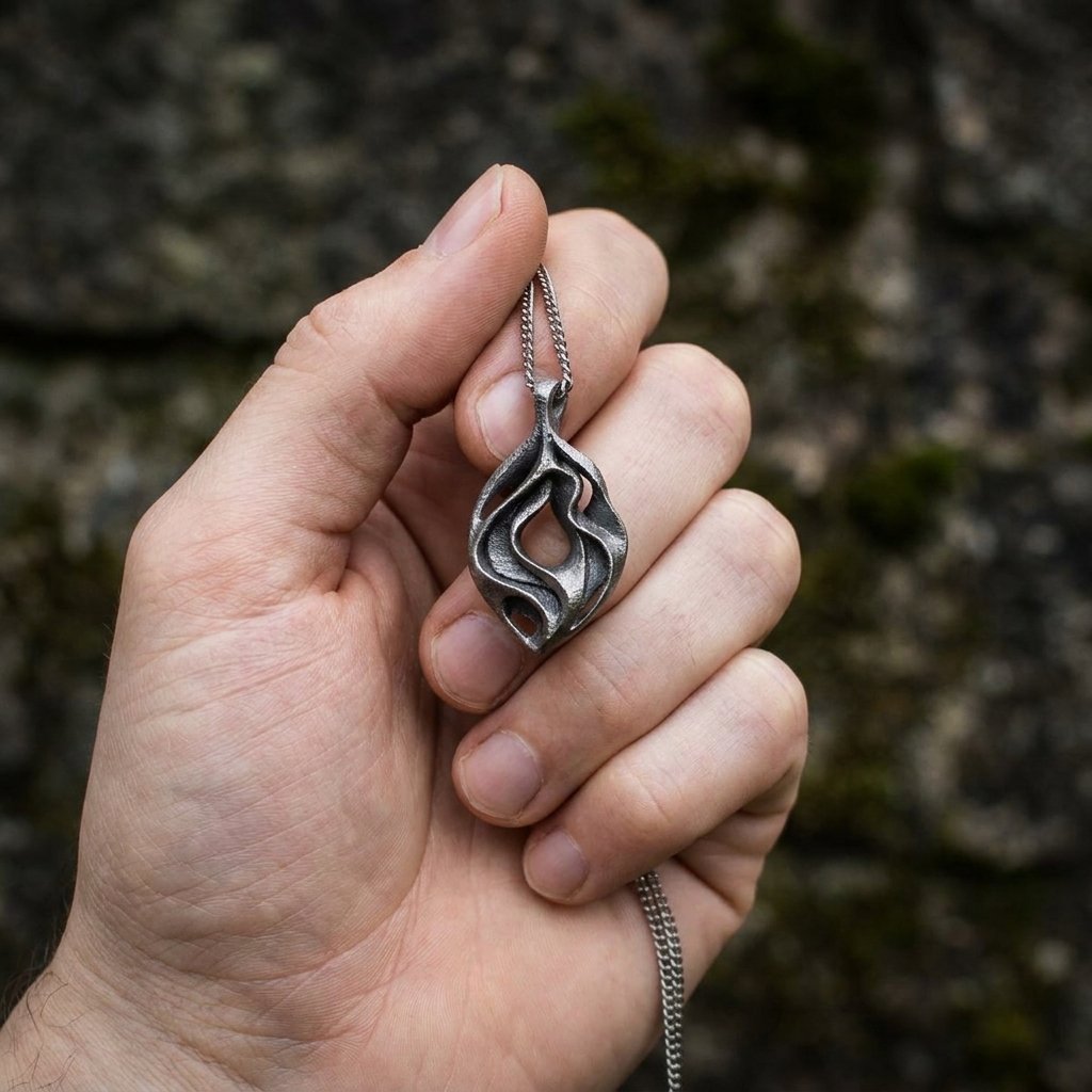 Flamma Titanium Pendant
