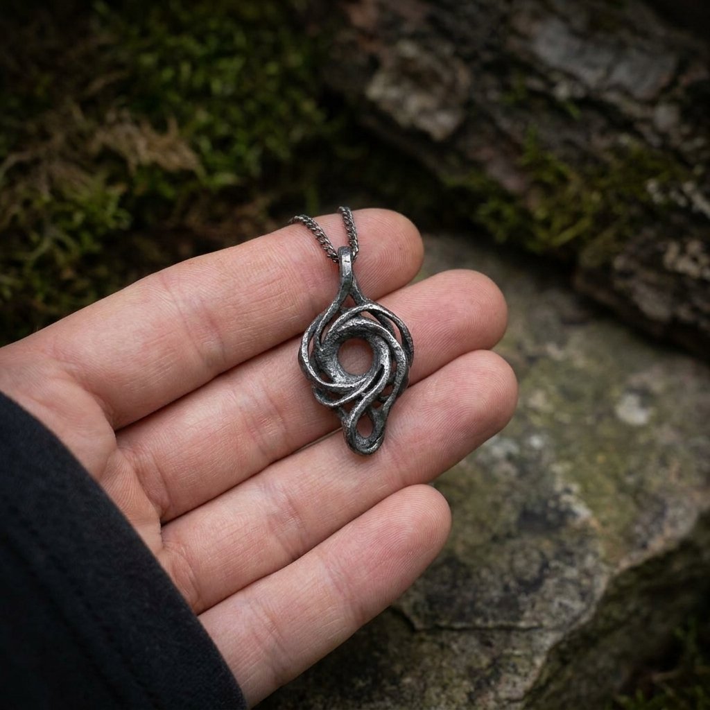 Helix Titanium Pendant
