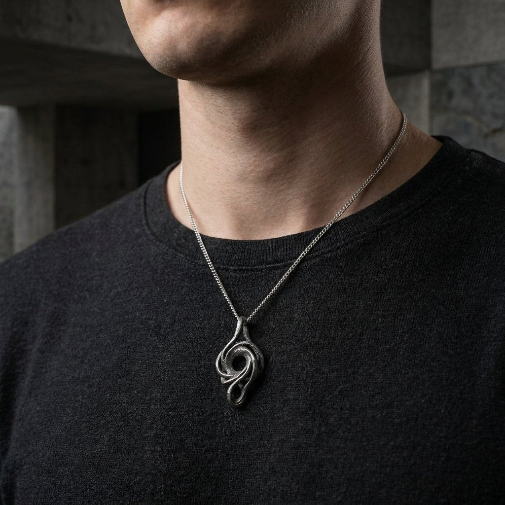 Helix Titanium Pendant