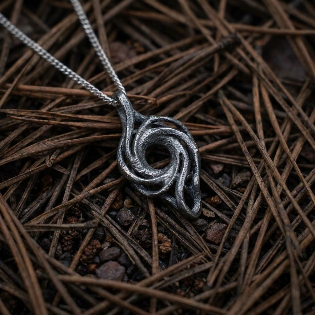 Helix Titanium Pendant
