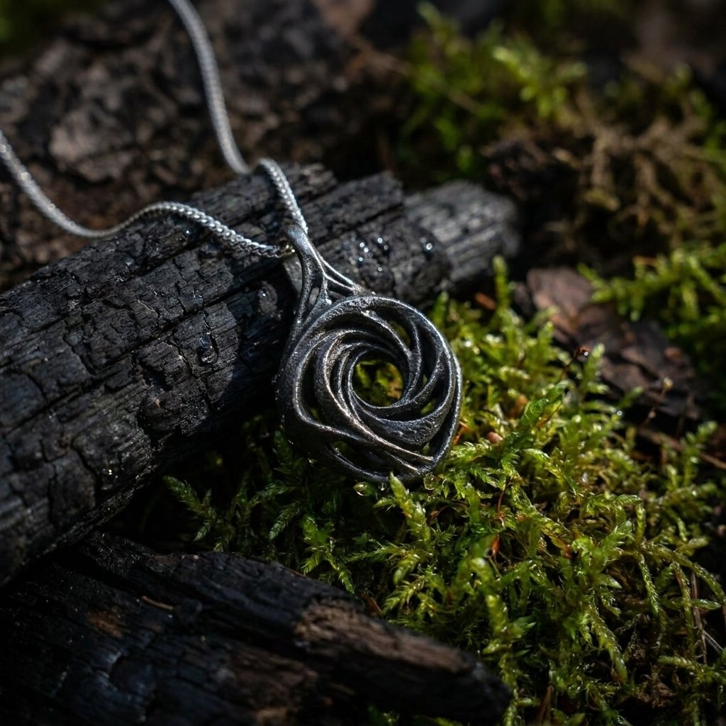 Orbis Titanium Pendant