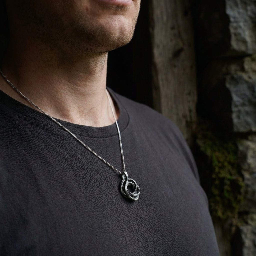 Voluta Titanium Pendant