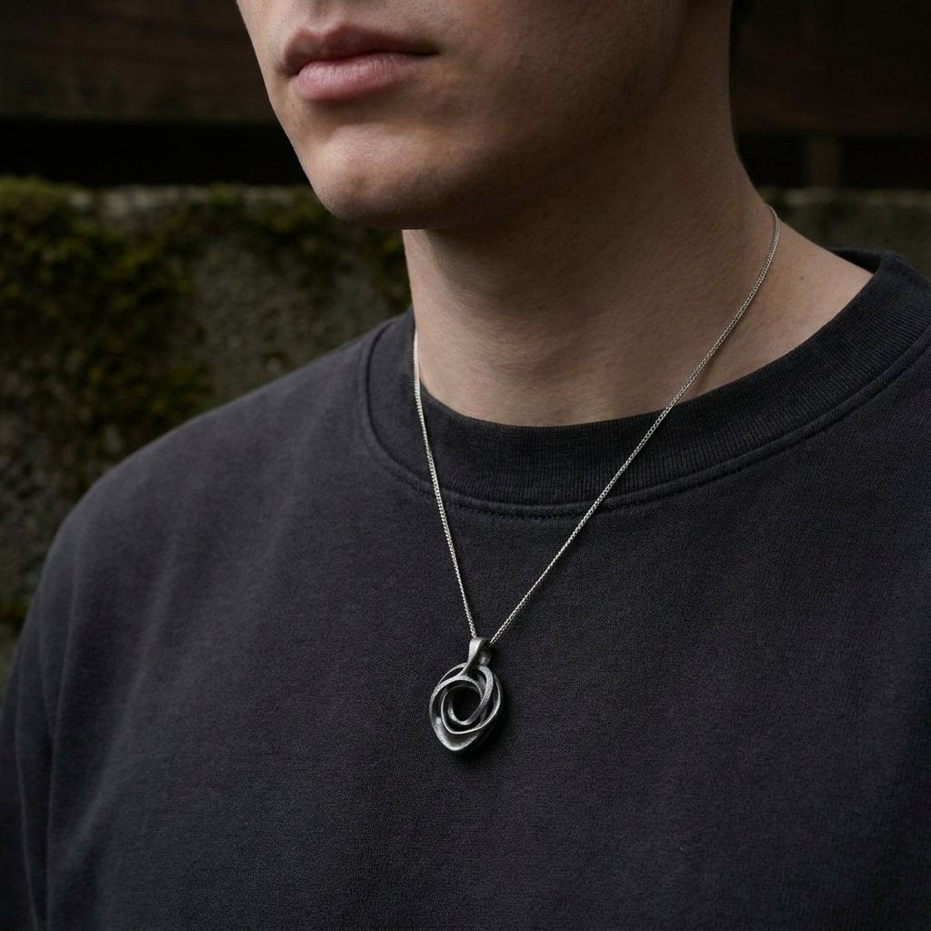 Voluta Titanium Pendant