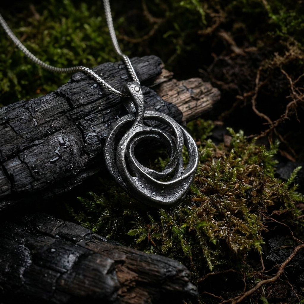 Voluta Titanium Pendant