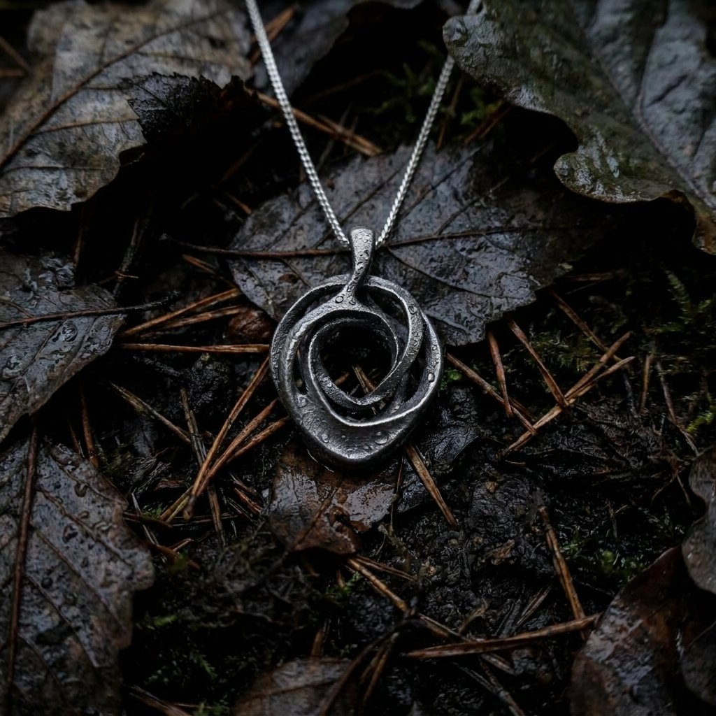 Voluta Titanium Pendant