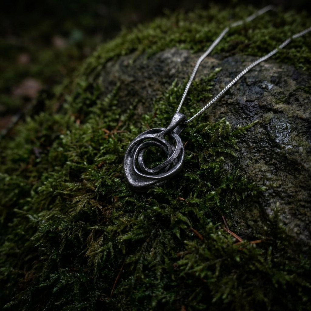 Voluta Titanium Pendant