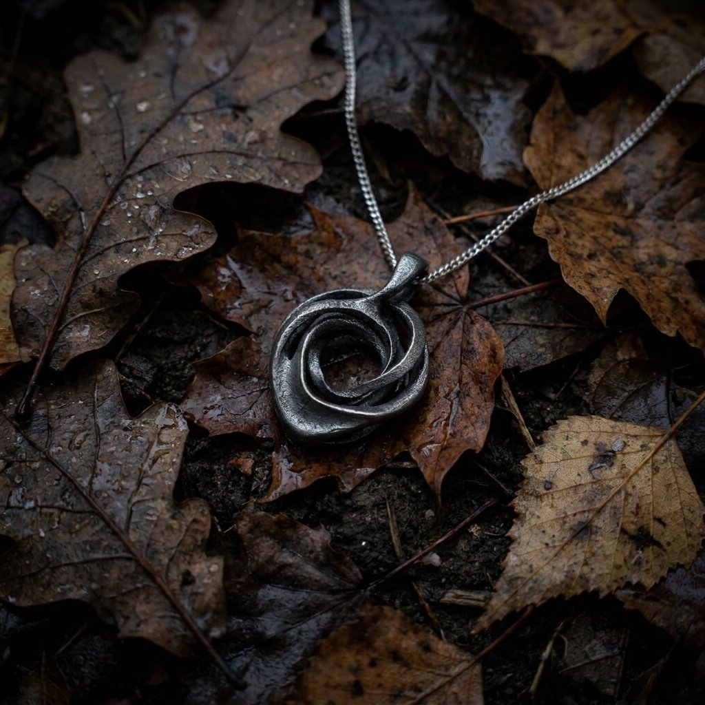 Voluta Titanium Pendant